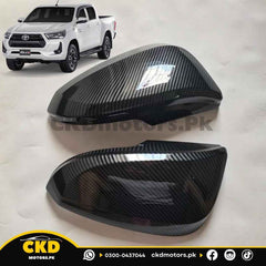 Toyota Hilux Revo/Rocco 2016-2021 Carbon Fiber Side Mirror Covers