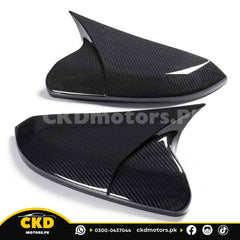 Honda Insight 2019-21 Carbon Fiber Batman Style Side Mirror Covers