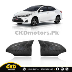 Toyota Corolla 2015-2024 Carbon Fiber Batman Style Side Mirror Covers