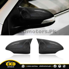 Toyota Corolla 2015-2024 Carbon Fiber Batman Style Side Mirror Covers