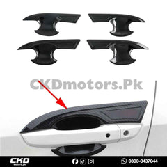 Honda Civic X 2016-21 Carbon Fiber Door Handle Bowl