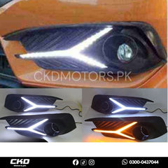 Honda Civic X Fog Lamps Sword Style DRL Cover