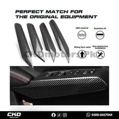 Honda Civic 2022-24 Power Switch Sides Carbon Fiber Trims