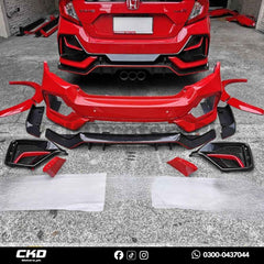 Honda Civic X Type R Body Kit Version 1 | 2016-2021