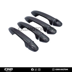 Toyota Fortuner 2017-2021 Carbon Fiber Door Handles Covers