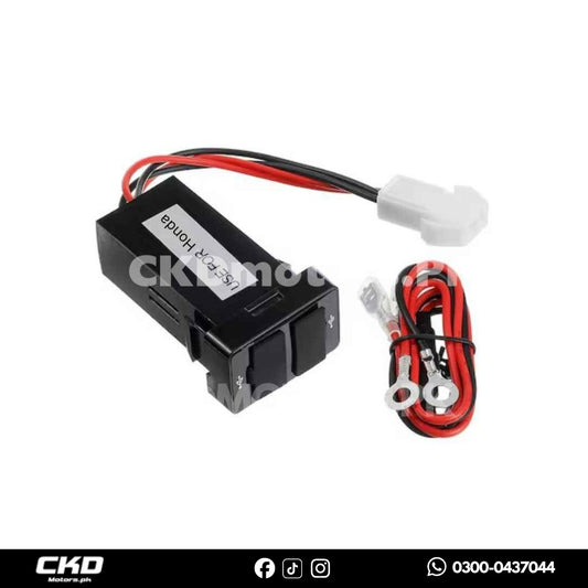 Car USB Socket Charger For Honda Cars
