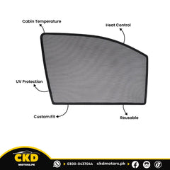 Aura Window Sun Shades For Honda Civic (Rebirth) 2012-2015