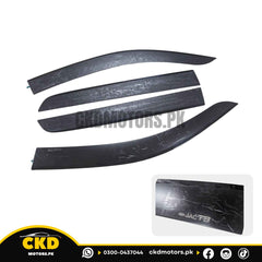 TXR Air Press 4 Pcs with Chrome Sun Visor  For JAC T9 Hunter 2024–2026