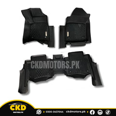 TXR TPE Floor Mats for Toyota Fortuner 2012-2015