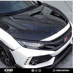 Honda Civic X 2016-2021 Type R Style Carbon Fiber Bonnet/Hood