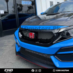 Honda Civic X 2016-2021 JS Racing Front Grill
