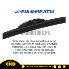 Flat Silicone Wiper Blades For Toyota Land Cruiser 2009-2025