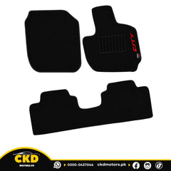 Carpet Floor Mat with Side Logo For Honda City 2009-2020