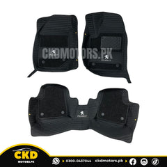 11D Custom-Fit Floor Mats For Peugeot 2008