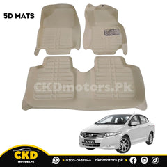 Honda City 2010-2020 5D Mats Beige