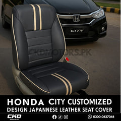 Japanese Leather Seat Covers for Honda City 2009-2020