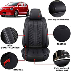 Suzuki Alto 660CC Leather Seat Cover Black Model 2017-2024