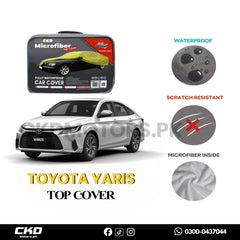 Toyota Yaris Microfiber Car Top Cover 2019 - 2023