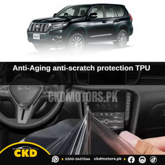 Interior PPF TPU Sheets For Toyota Prado 2009-2020
