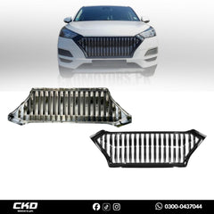 Chrome Front Bumper Grill For Tucson 2020-2024