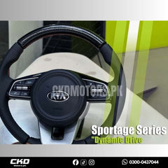 Kia Sportage 2020-2024 Carbon Fiber Steering Cover