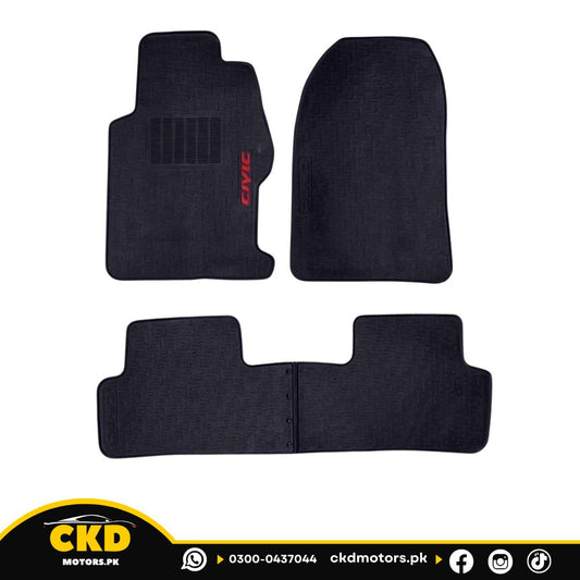 Latex Rubber Floor Mat For Honda Civic Rebirth 2012-2015