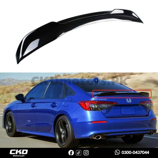 Honda Civic 11 Gen RS Turbo Trunk Spoiler OEM | 2022-24