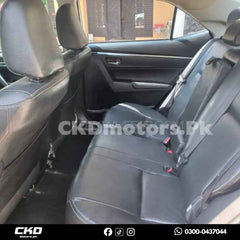 Toyota Corolla X Black Leather Car Seats Covers | 2015-24