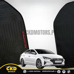 Latex Rubber Floor Mats For Hyundai Elantra 2024-2025