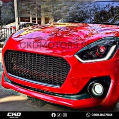 Suzuki swift Honey Comb Style Grill Carbon Fiber  2022-2025