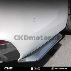 Universal Carbon Fiber Back Splitter/Canards Small  Pair