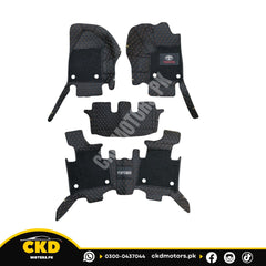 11D Floor Mats For Toyota Fortuner 2012-2015