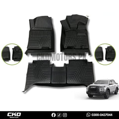 TPE Floor Mats For Jac T9 Hunter 2024-2025