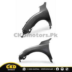 Honda Civic X 2016-2021 Carbon Fiber Side Fenders Pair