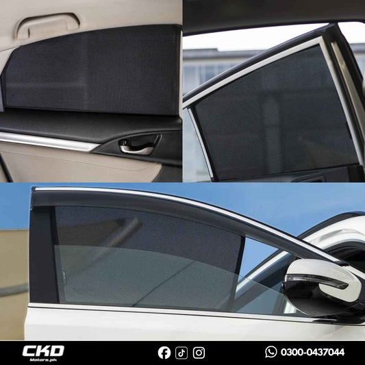 Aura Window Sun Shades For Honda Civic (Rebirth) 2012-2015
