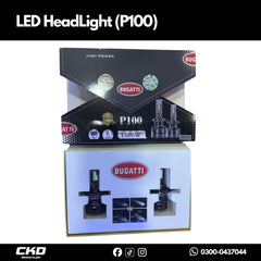 Bugatti LED HeadLight P100 | H4, H11 , 9005, 9006 | 1500W