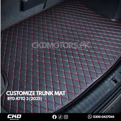 7D Trunk Mat For  BYD ATTO 3 (2025)