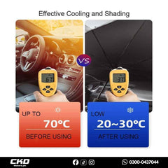 Car Umbrella Sun Shade Cover for Changan Oshan X7 (2022–2025) – Foldable Windshield UV & Heat Protection Shield