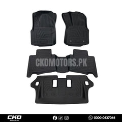 TPE Floor Mats with Trunk Mat for Toyota Fortuner 2016-2025