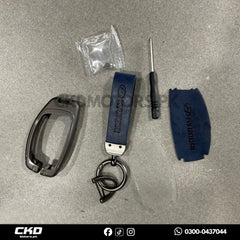 Leather Key Cover for Hyundai Elantra 2021-2024
