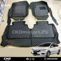 Honda City 2021-24 9D Floor Mats