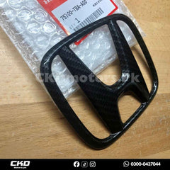 Honda Civic 2022-24 11 Gen Carbon Fiber Front Back Logo