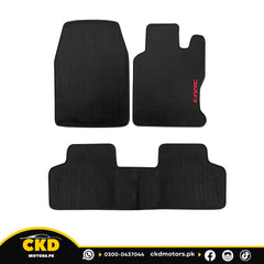 Latex Rubber Car Floor Mats For Honda Civic Reborn 2007-2012