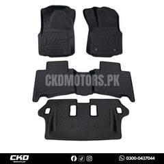 TPE Style Floor Mats with Trunk Mat for Toyota Fortuner 2012-2015