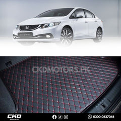7D Trunk Mat For  Honda Civic Rebirth 2012-2015