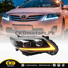 Toyota Corolla 2012 Nike Style Head Lights