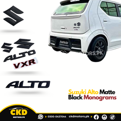 Suzuki Alto Matte Black Monograms