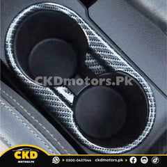 MG ZS Cup Holder Carbon Fiber Trim | 2020-24