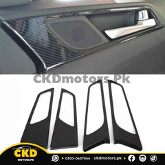 Hyundai Tucson Carbon Fiber Interior Door Handle Trims | 2020-24