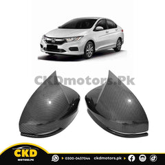 Honda City 2021-24 Carbon Fiber Batman Style Side Mirror Covers